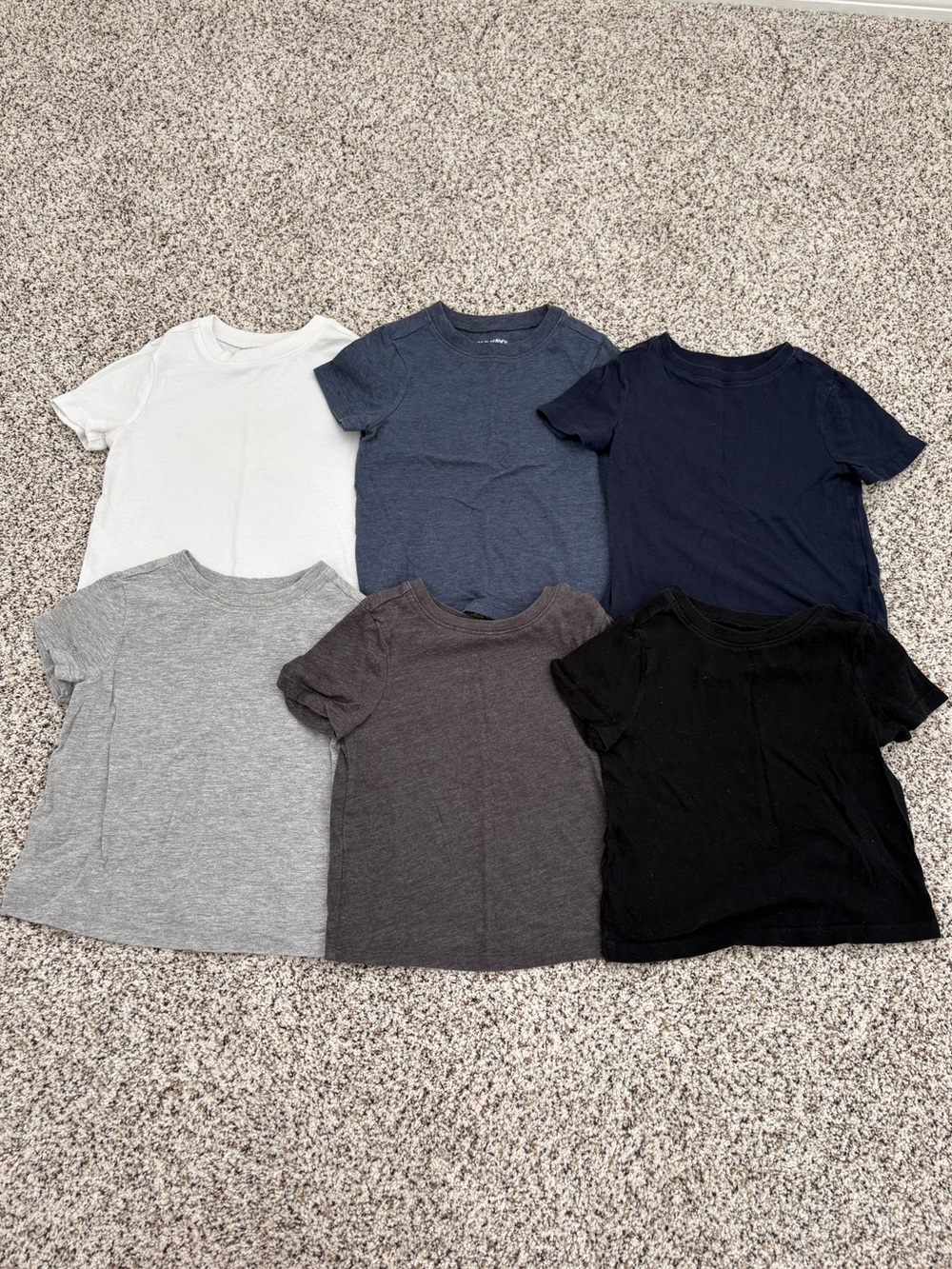 Old Navy Unisex Short-Sleeve Crew-Neck T-Shirts 6-Pack, 2T